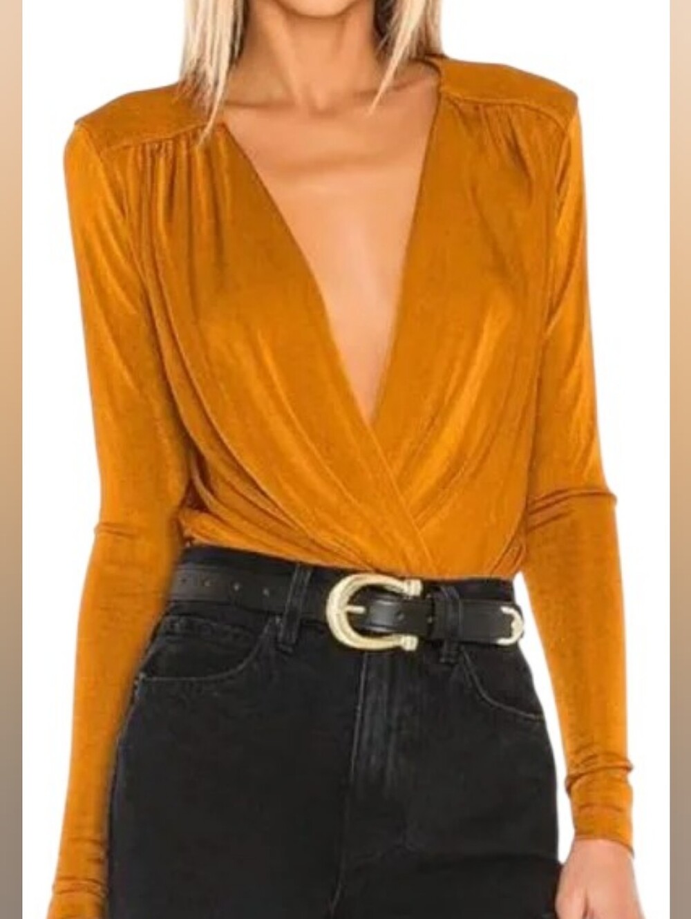 NWT Intimately Free People thong deep v neck bodysuit size S